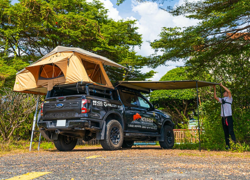 Lều nóc bán tải TJM Yulara - Giải pháp camping đẹp, tiện, đẳng cấp cho anh em đi camping 2026