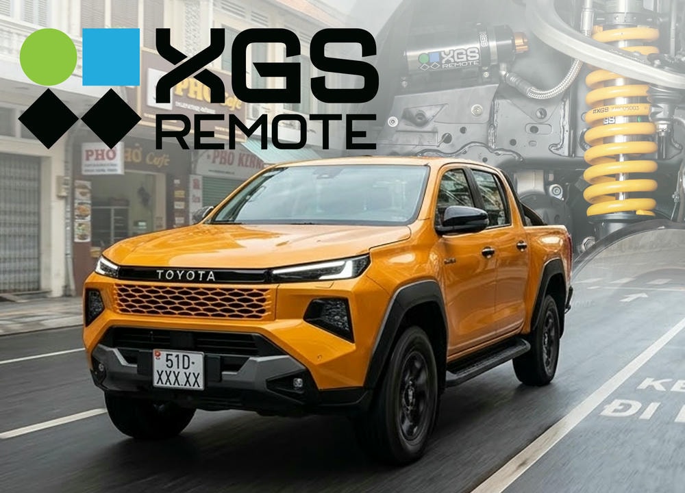 Phuộc Hilux TJM XGS Remote: Đỉnh cao êm ái, xóa tan nỗi lo đăng kiểm