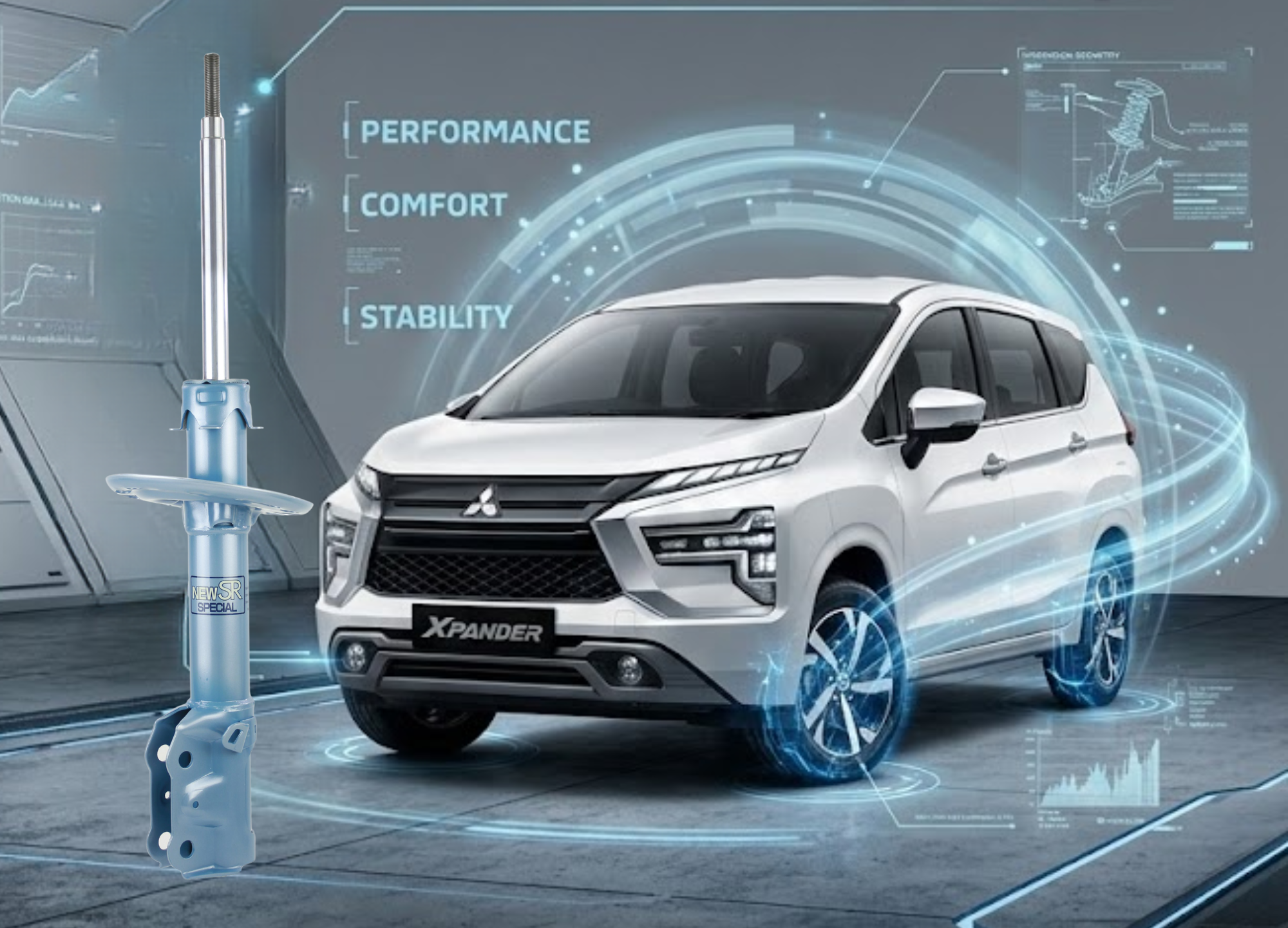 Phuộc Xpander: Giải pháp xóa bỏ bồng bềnh và say xe vĩnh viễn cho gia đình bạn