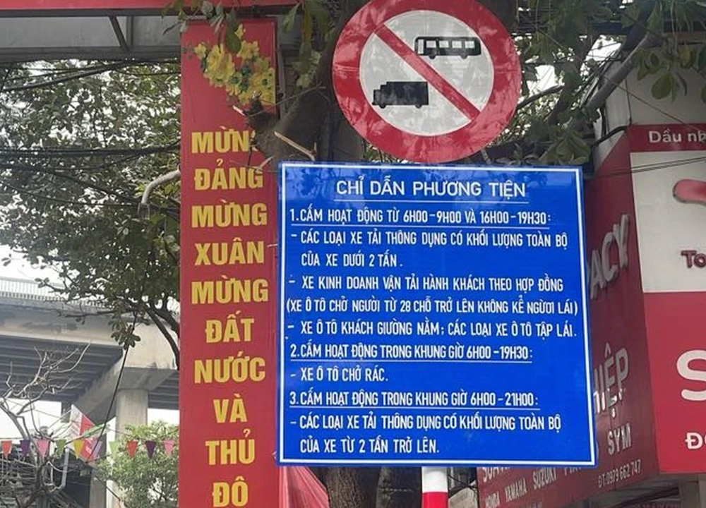 Xe bán tải có bị cấm giờ cao điểm ở Hà Nội không?