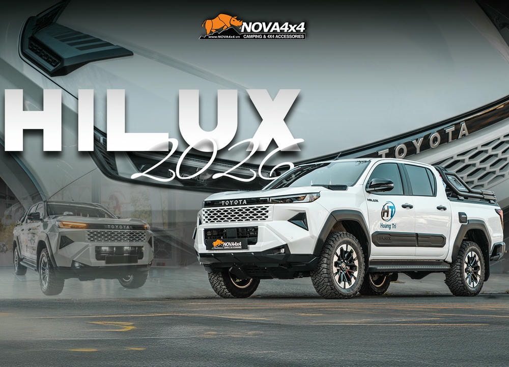 Bản độ Hilux 2026 đẹp, tối ưu hiệu suất và bền bỉ cho anh em đi Off-road