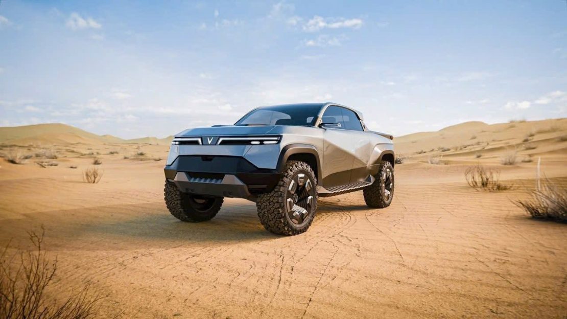 Kích thước cơ bắp và thiết kế ngoại thất đậm chất tương lai ( Nguồn: Vinfast)