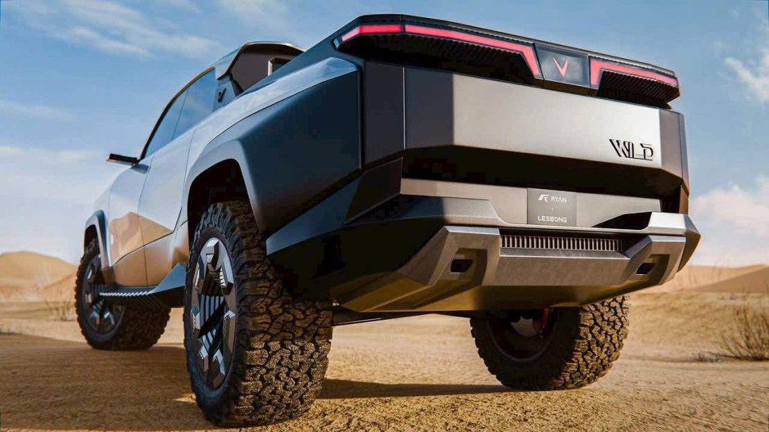 Ngoại hình bán tải điện Vinfast VF Wild ( Nguồn Vinfast)