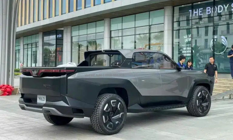 Vinfast Wild đứng hiên ngang trong phân khúc bán tải cỡ trung với một diện mạo không thể trộn lẫn.Vinfast VF Wild đứng hiên ngang trong phân khúc bán tải cỡ trung với một diện mạo không thể trộn lẫn. ( Nguồn: Vinfast)