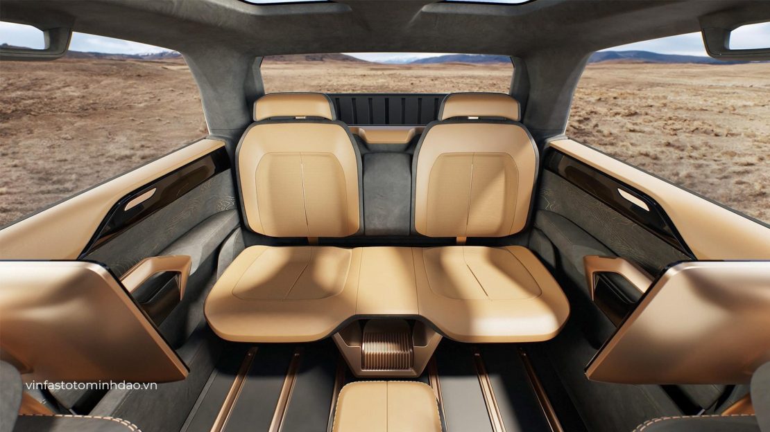 Vinfast Wild sở hữu nội thất hạng sang và tính năng biến hình độc nhất ( Nguồn: Vinfast)