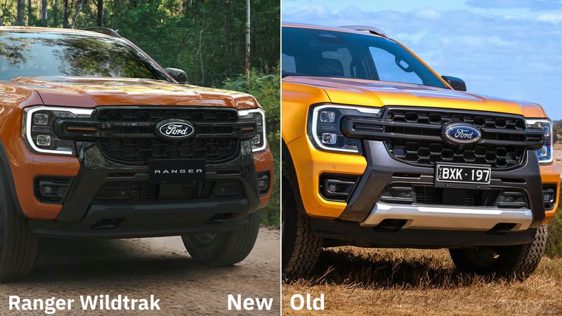 Thiết kế của Ford Ranger Wildtrak 2026 được tinh chỉnh rất nhẹ.