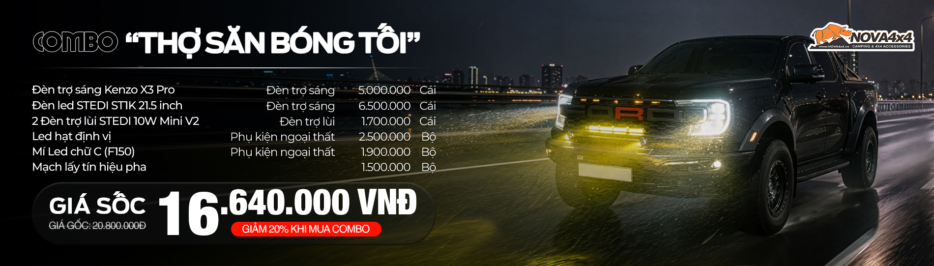 độ đèn Raptor V6