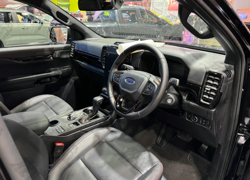 Nội thất Ford Ranger Wildtrak 2026